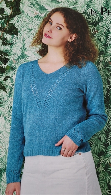 Bluse med v-hals - Ellen